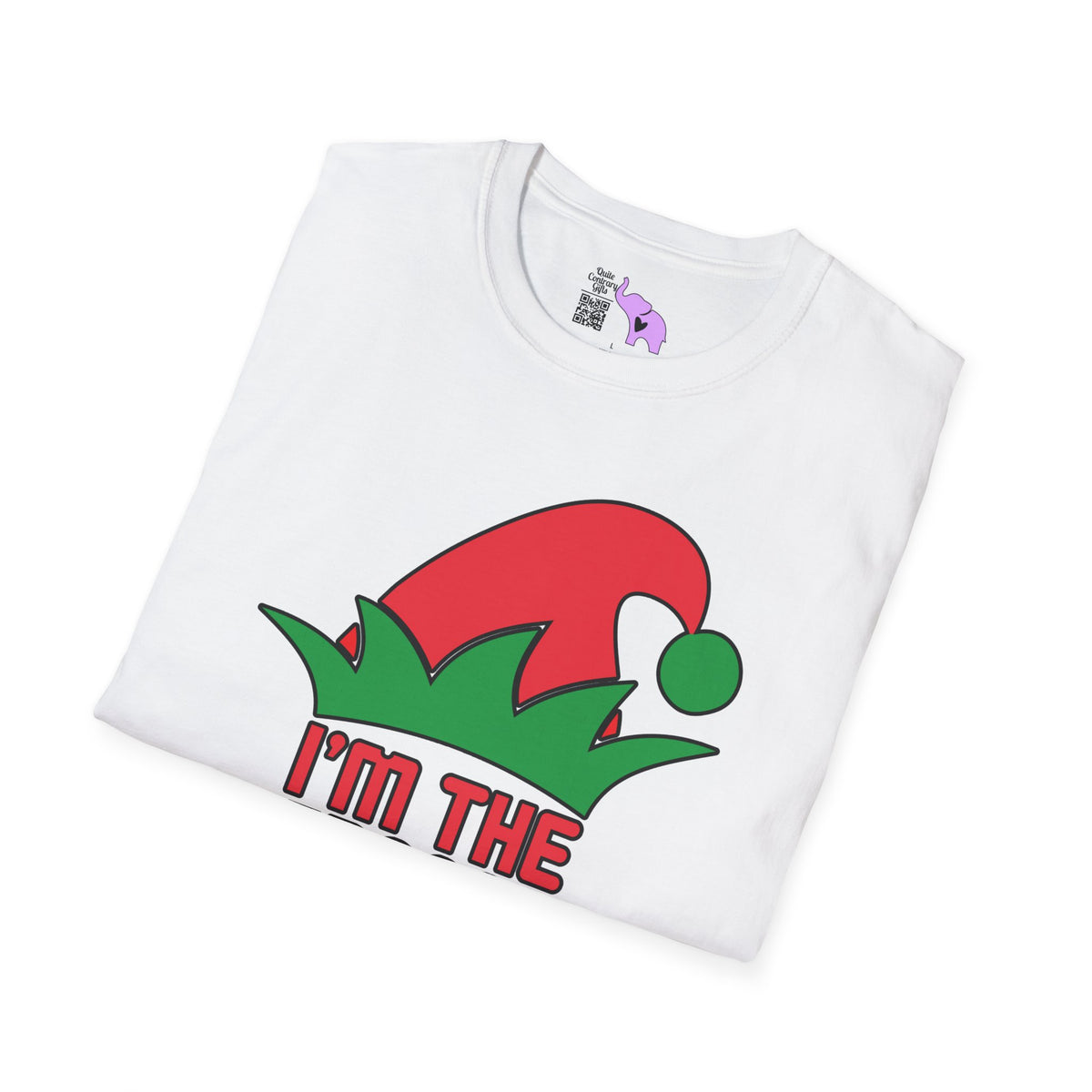 I'm The Boss Elf Personalized Adult T-shirt