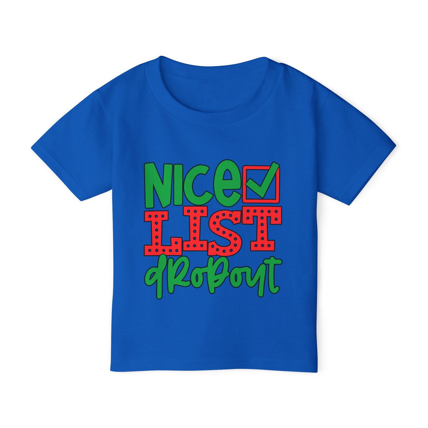 Nice List Dropout Heavy Cotton™ Toddler T-shirt