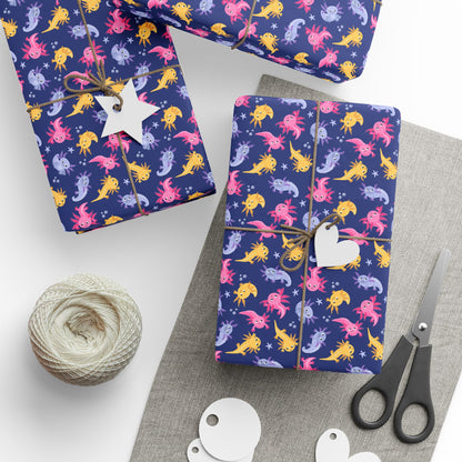 Axolotl Lagoon Wrapping Paper