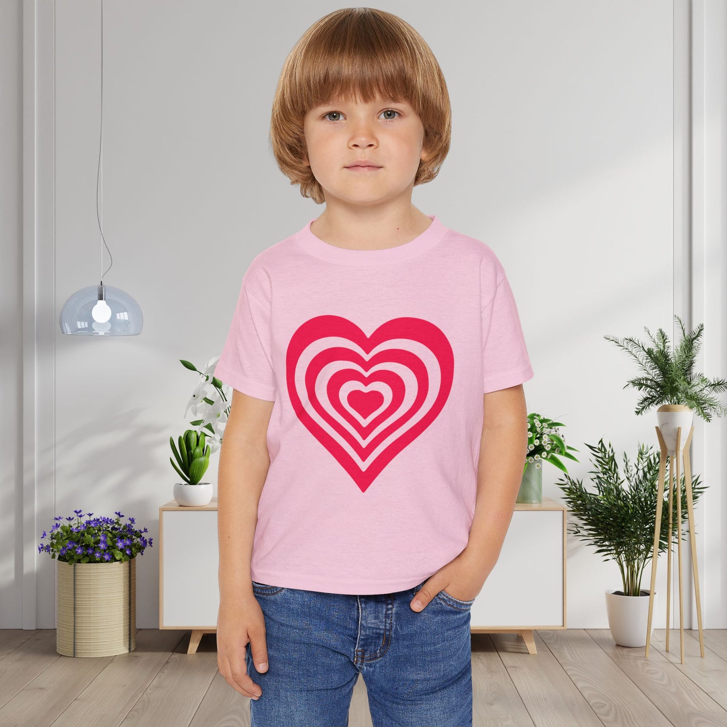 Layered Hearts Heavy Cotton™ Toddler T-shirt