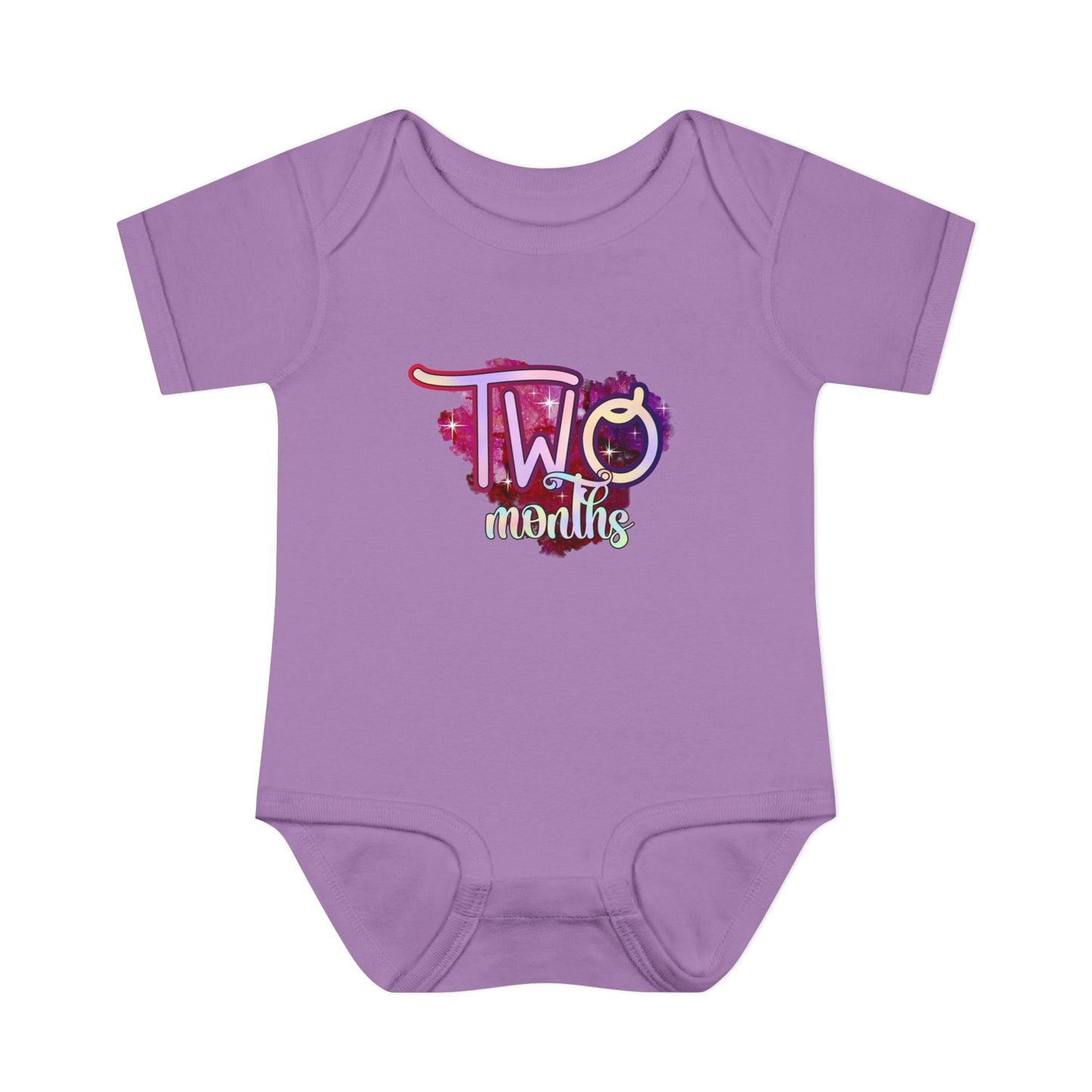 Stardust Baby Milestone Bodysuit-Two Months