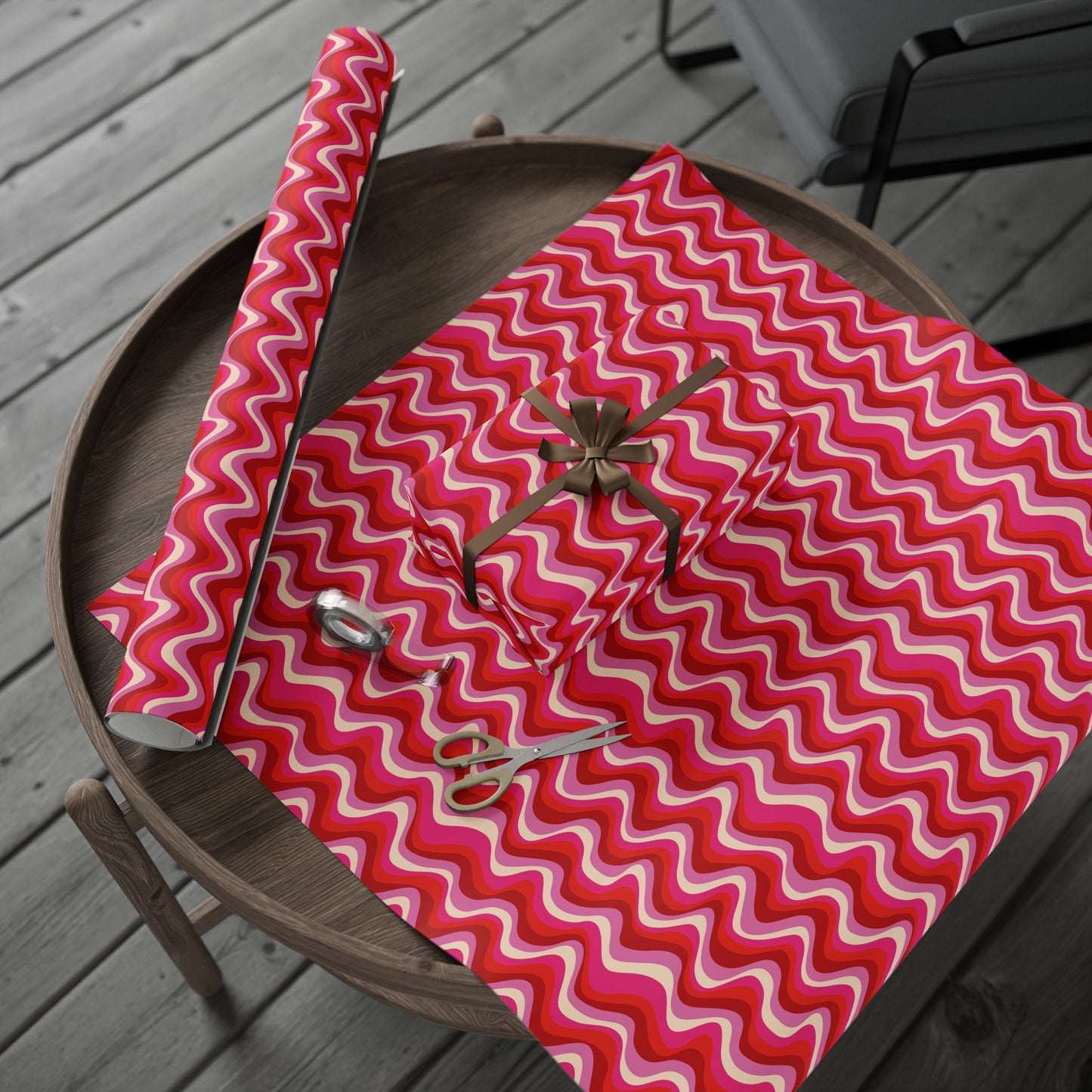 Blush Frequency Wrapping Paper