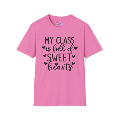 My Class is Full of Sweet Hearts Adult T-shirt