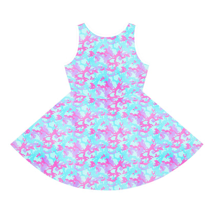 Cotton Candy Camo Girls' Sleeveless Sundress