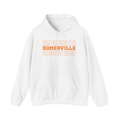 Somerville (Stacked) Adult Heavy Blend™ Hooded Sweatshirt