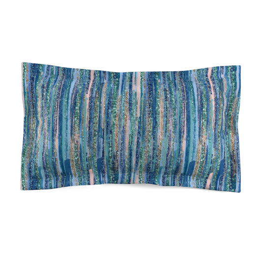 Ocean Drizzle Microfiber Pillow Sham