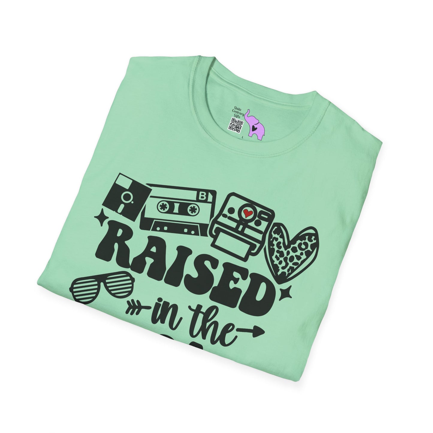 Raised In The 80's So Much Fun No Evidence Adult T-shirt