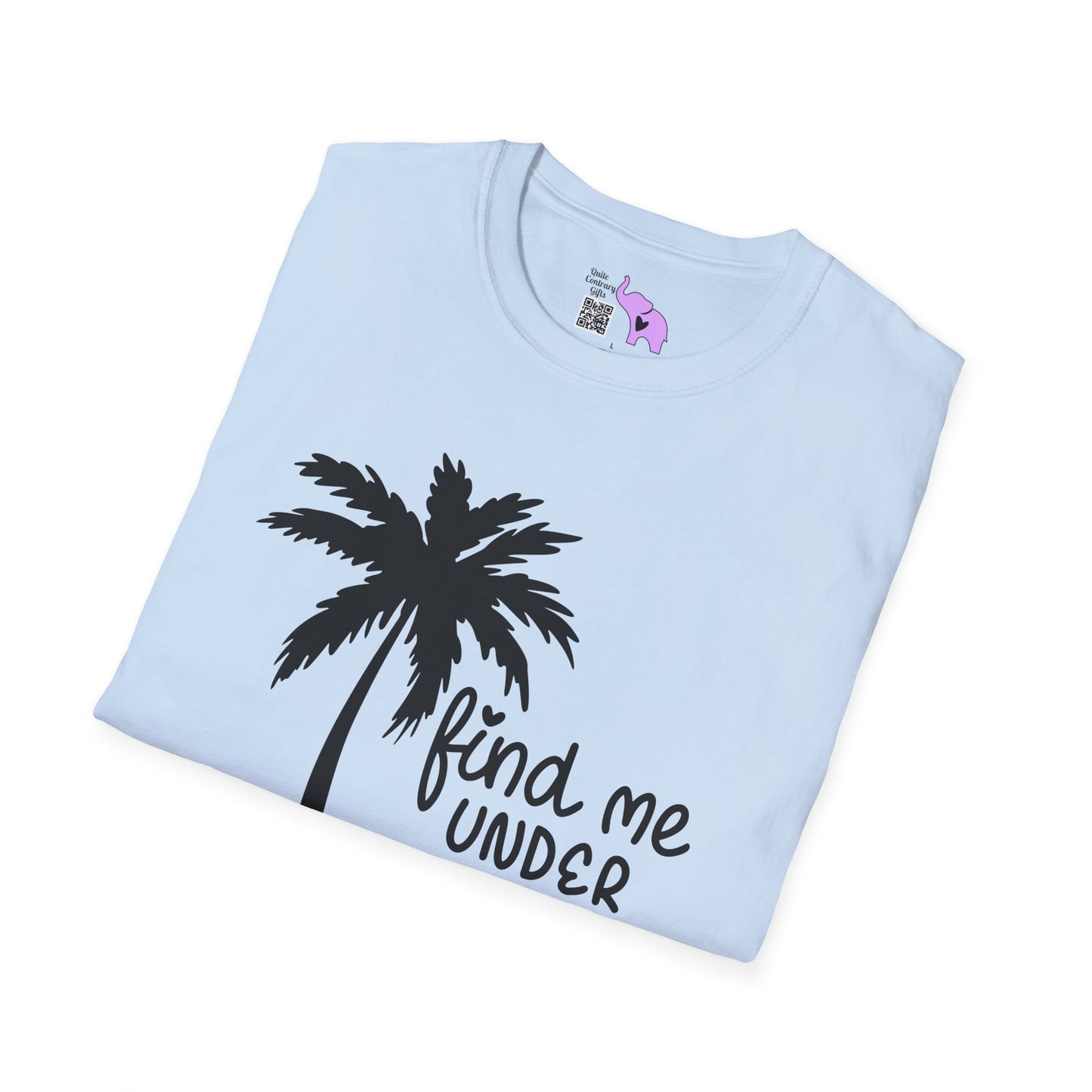 Find Me Under The Palms Adult T-shirt