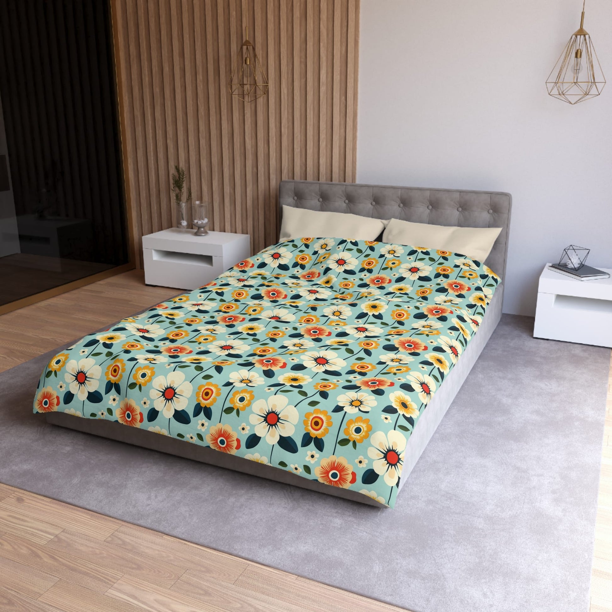 Joy Petals Microfiber Duvet Cover