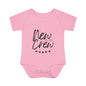 New To The Crew Infant Baby Rib Bodysuit
