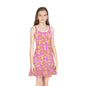 Sunset Sorbet Camo Girls' Sleeveless Sundress