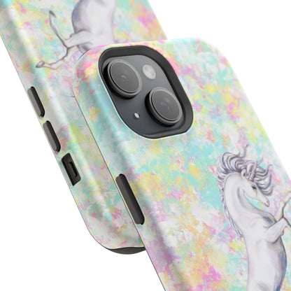 Pastel Pegasus MagSafe® Compatible Tough Case for iPhone