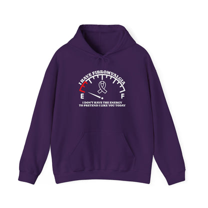 I Have Fibromyalgia I Don't Have The Energy... Adult Heavy Blend™ Hoodie