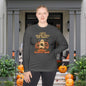 Cats, Because People Are Creepy (Halloween) Adult Long Sleeve Tee