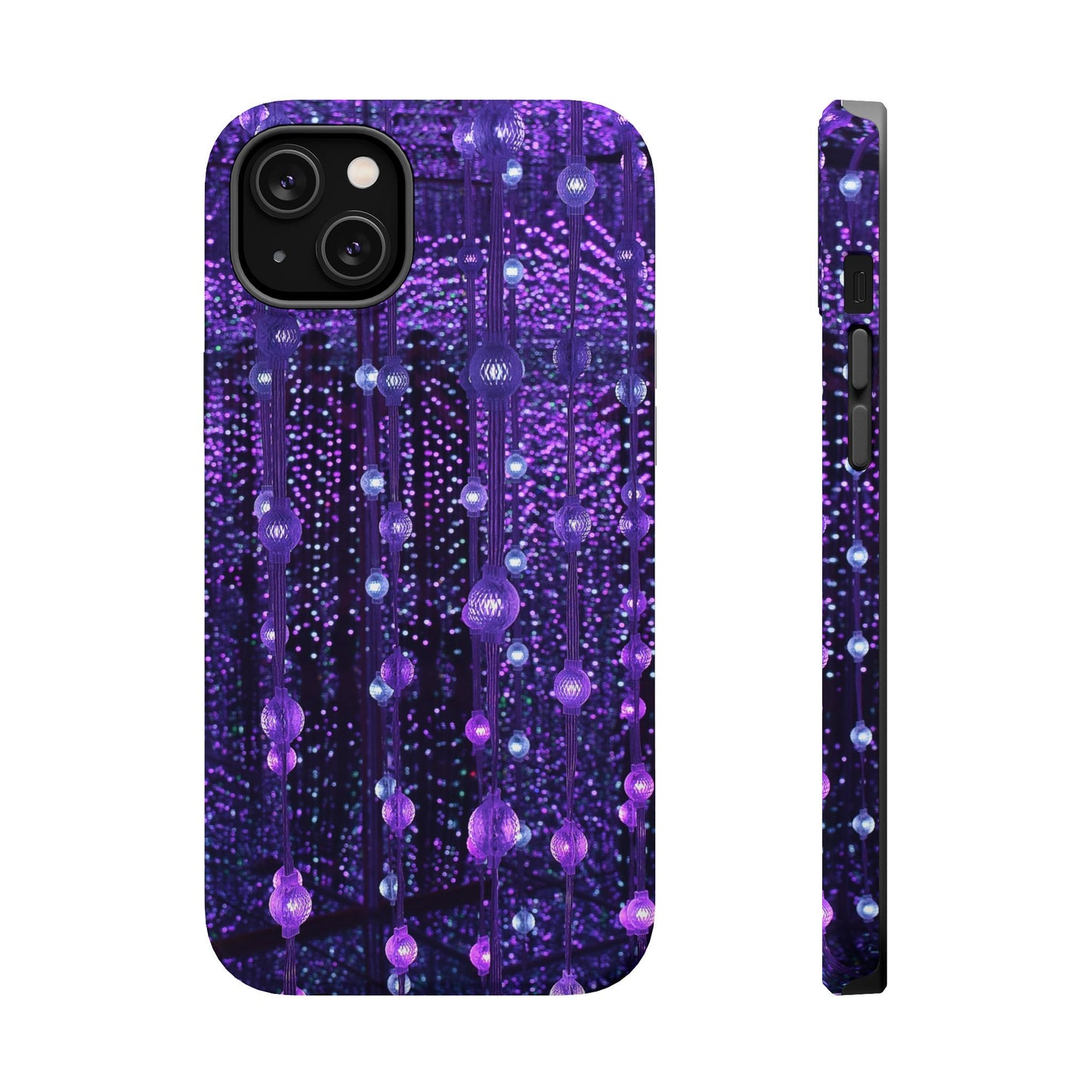 Purple Raindrops MagSafe® Compatible Tough Case for iPhone