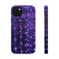 Purple Raindrops MagSafe® Compatible Tough Case for iPhone