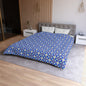 Blue Horizon Mosaic Microfiber Duvet Cover