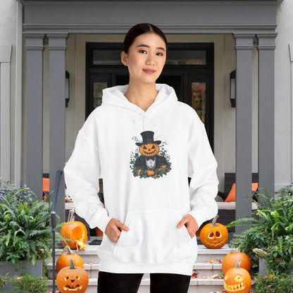 Halloween Pumpkin Man Heavy Blend™ Hooded Sweatshirt