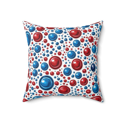 Freedom Dots Throw Pillow