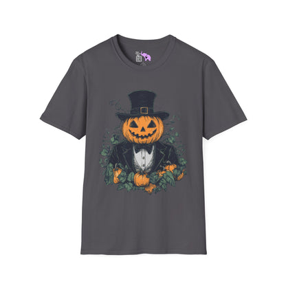 Halloween Pumpkin Man Adult T-shirt