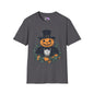 Halloween Pumpkin Man Adult T-shirt