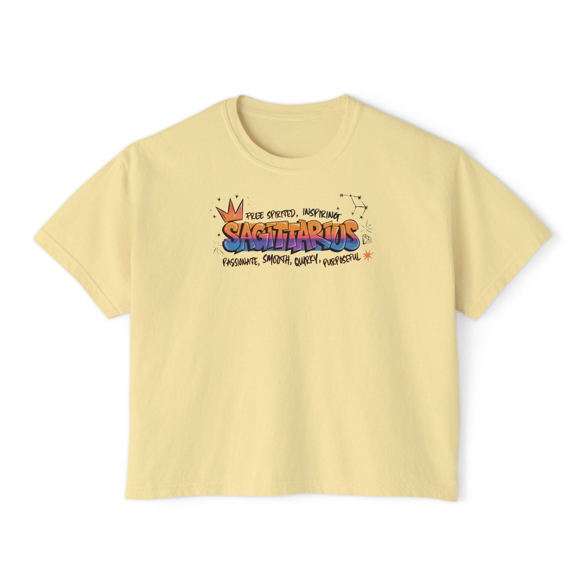 Sagittarius Street Art Women's Boxy Tee