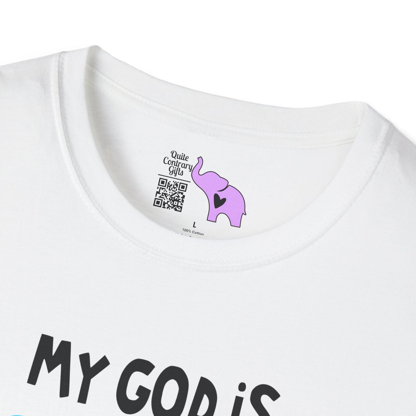 My God is So Big, So Strong, & So Mighty Adult T-shirt