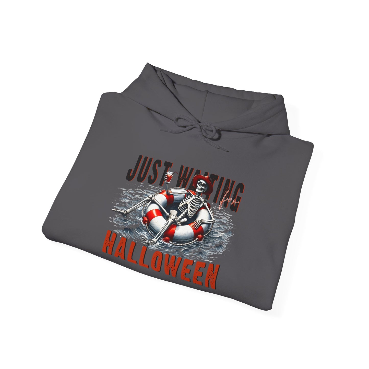 Just Waiting For Halloween Heavy Blend™ Hooded Sweatshirt