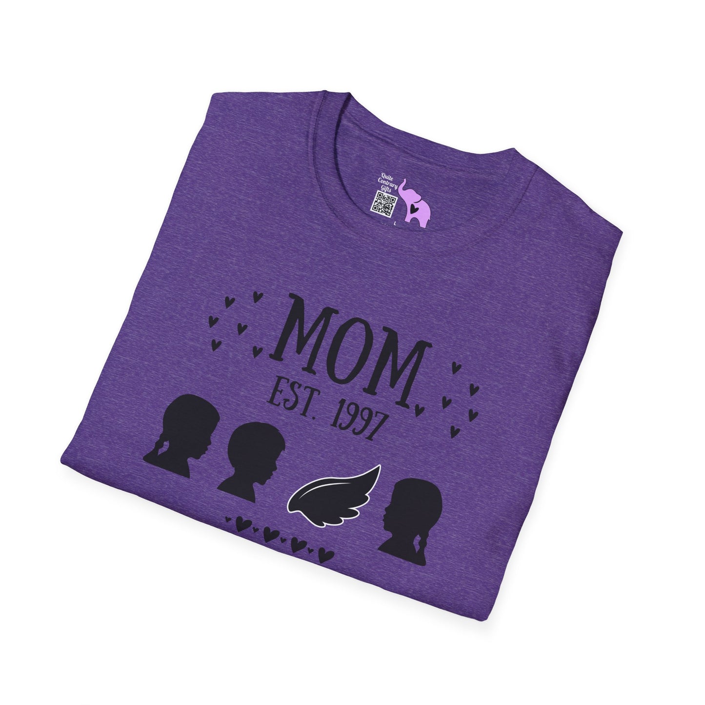 Mom Est. Grandma Est. Great Grandma Est. Custom Adult T-shirt