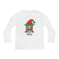 I'm The Cousin Elf Personalized Youth Long Sleeve Tee