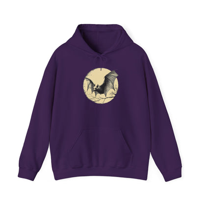 Bat Over Moon 2 Heavy Blend™ Hooded Sweatshirt