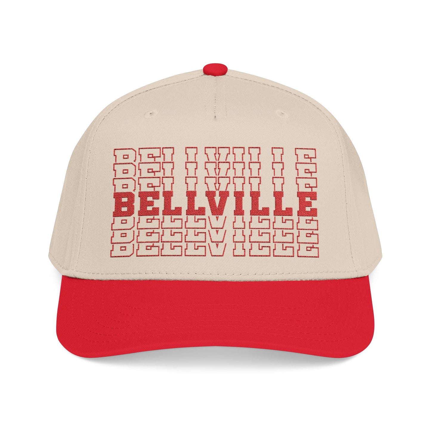 Bellville Stacked Mid Profile Baseball Cap
