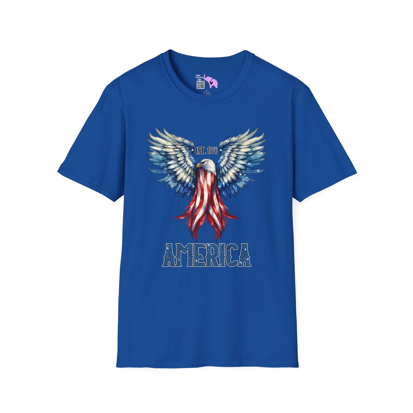 1776 America Eagle Adult T-shirt