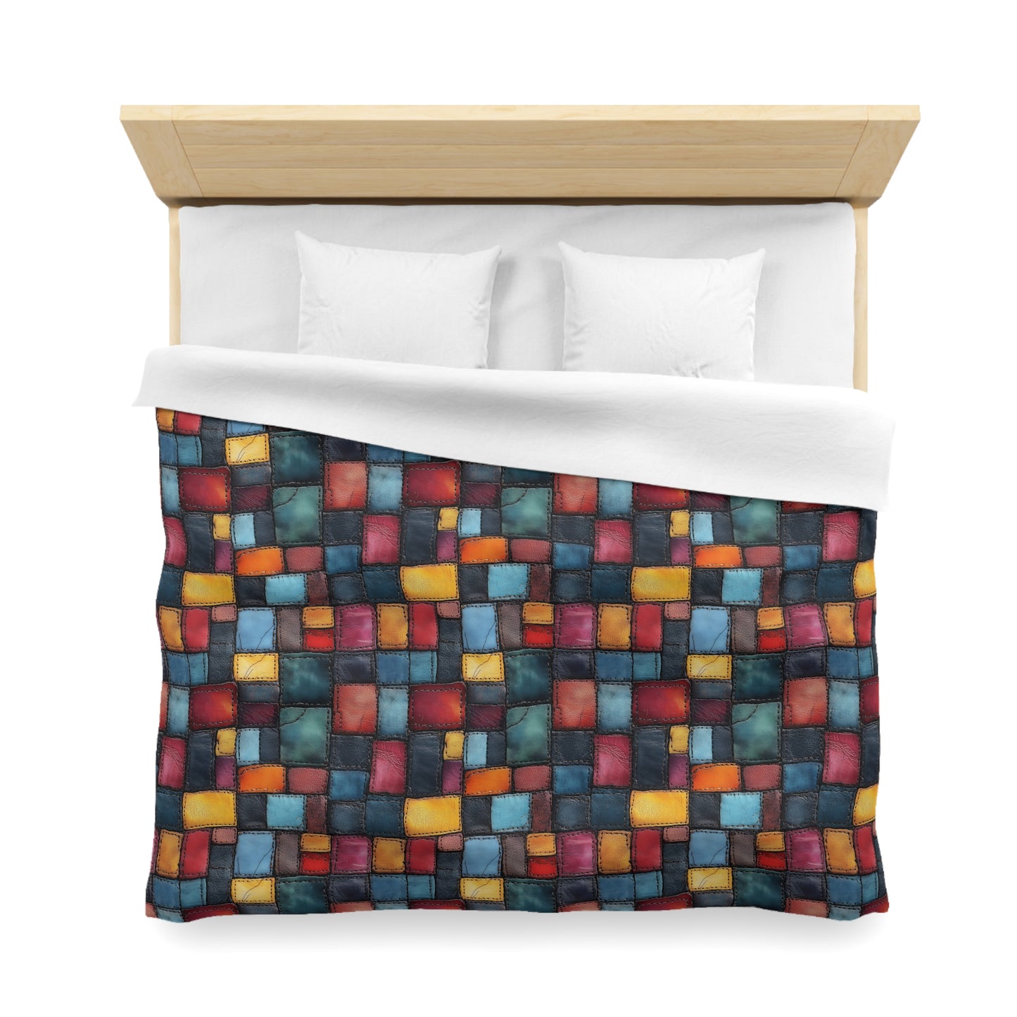 Colorblock Craze Microfiber Duvet Cover