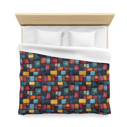 Colorblock Craze Microfiber Duvet Cover