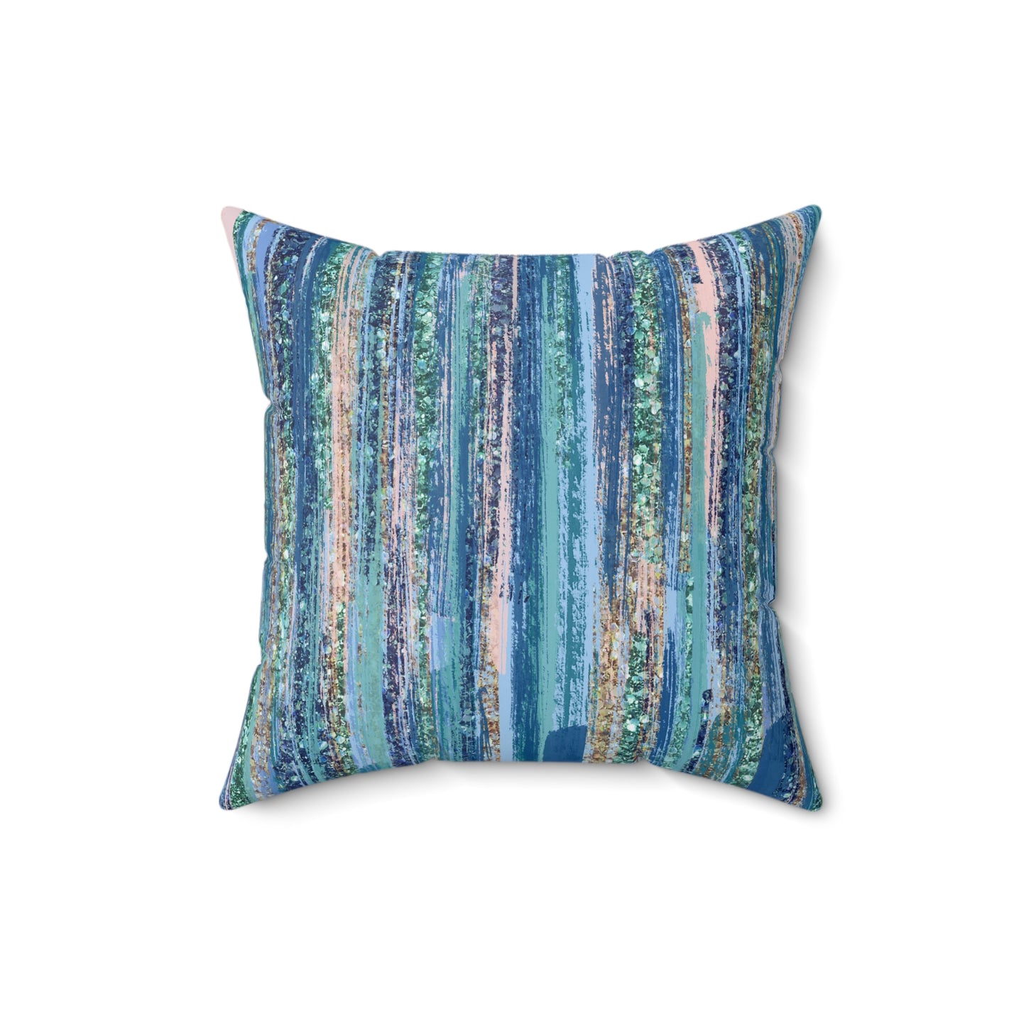 Ocean Drizzle Throw Pillow