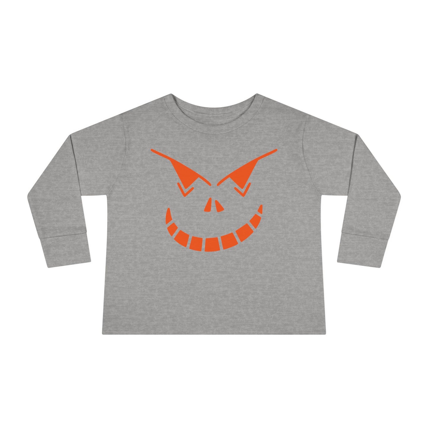 Spooky Jack-O-Lantern Toddler Long Sleeve Tee
