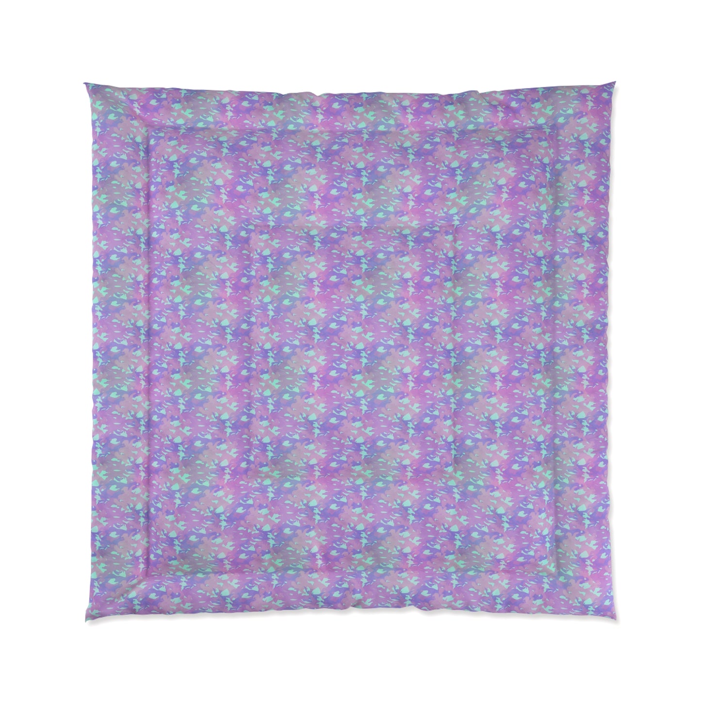 Lavender Mist Camo Comforter