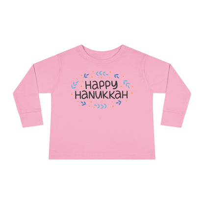 Happy Hanukkah 4 Toddler Long Sleeve Tee