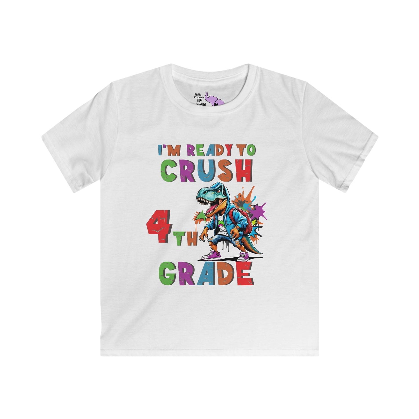 I'm Ready To Crush 4th Grade Youth Softstyle Tee