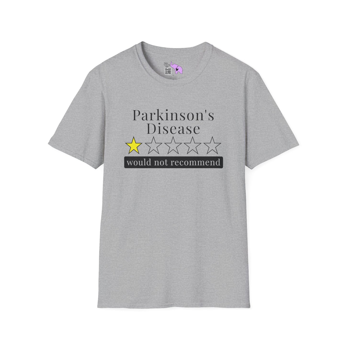 Parkinson's Disease 1 Star Would Not Recommend Adult T-shirt