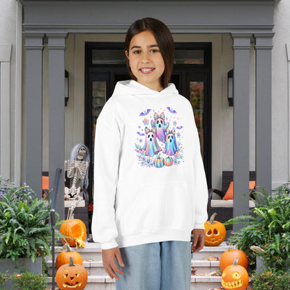 Haunted in Pastels Youth Heavy Blend Hoodie