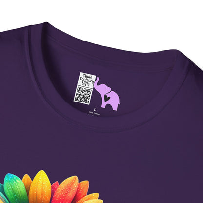 Colorburst Flowers Adult T-shirt