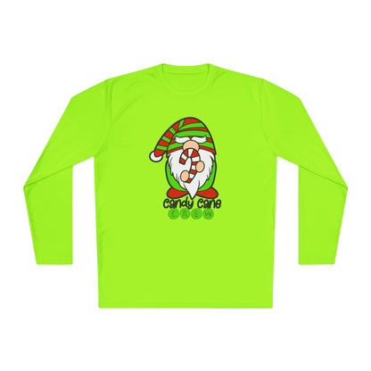 Candy Cane Crew Gnome Adult Long Sleeve Tee
