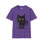 Black Kitten Adult T-shirt