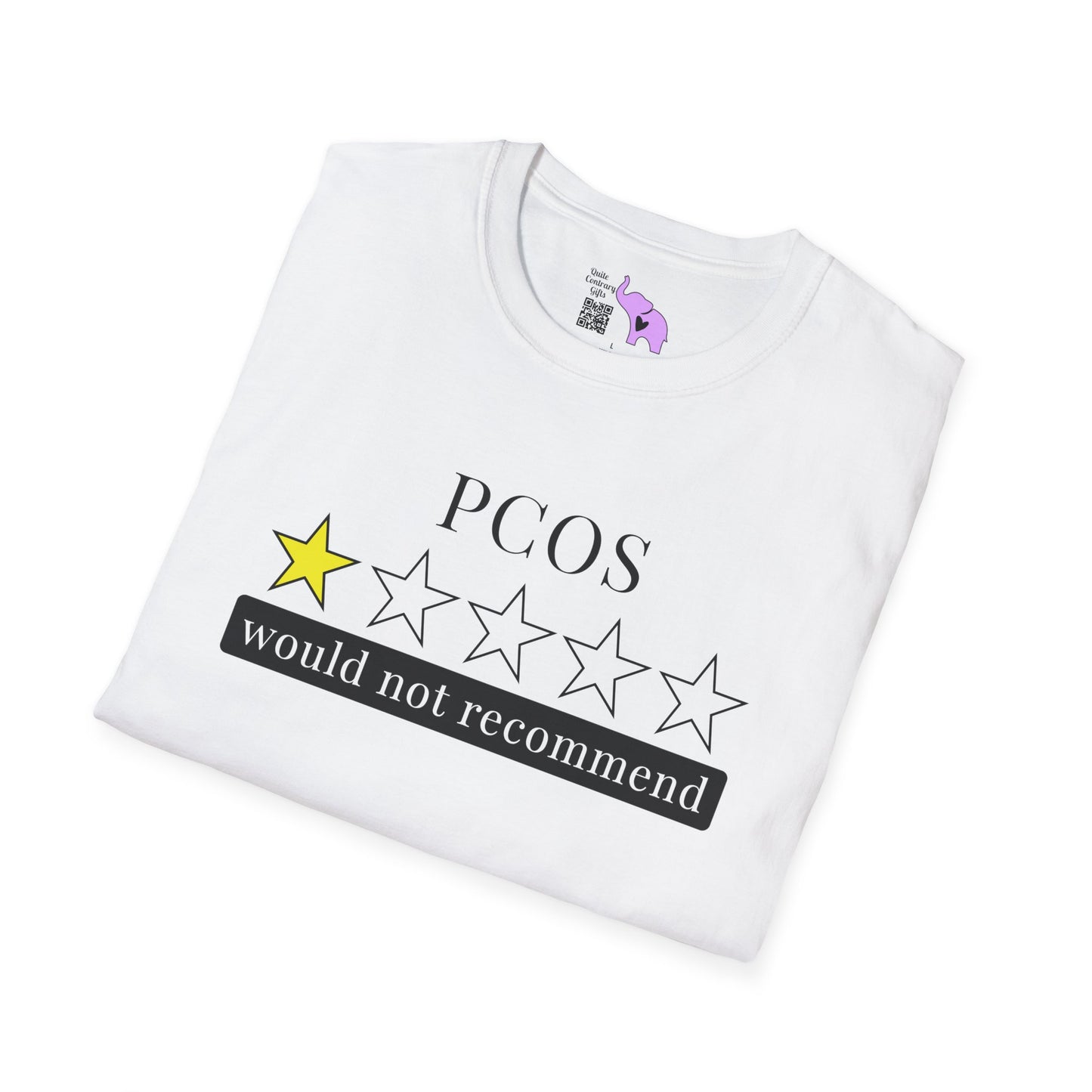 PCOS 1 Star Would Not Recommend Adult T-shirt