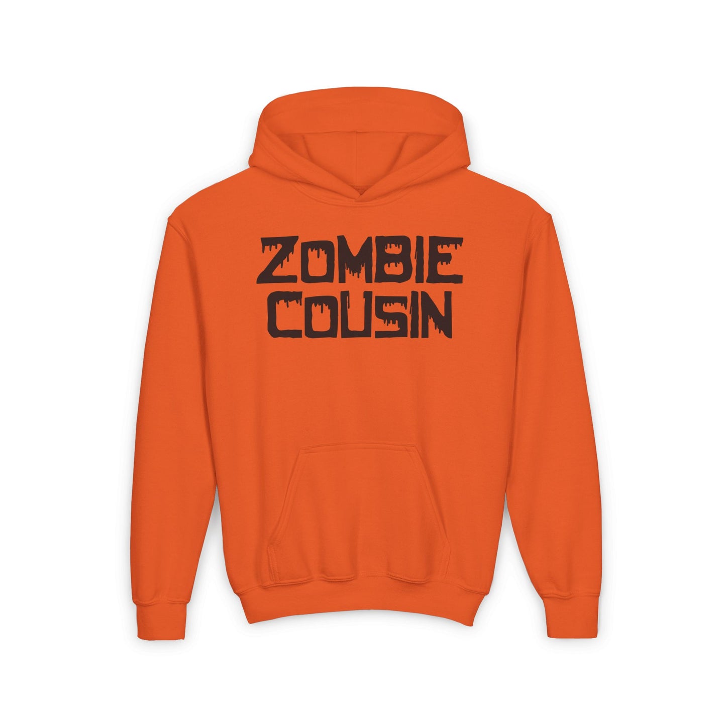 ""Zombie Cousin Youth Heavy Blend Hoodie