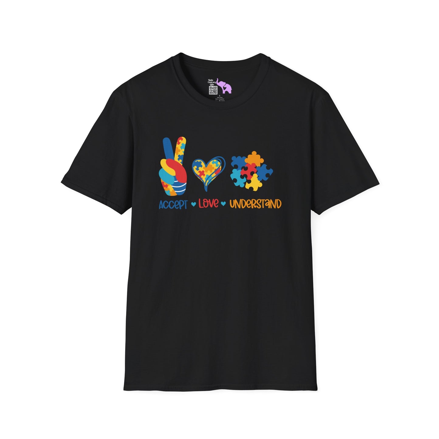 Accept Love Understand Autism Awarness Adult T-shirt