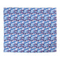 Azure Kumo Flow Microfiber Duvet Cover
