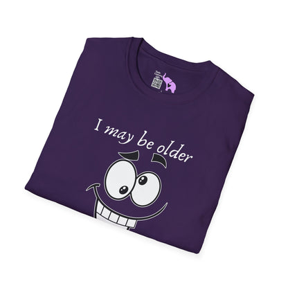 I May Be Old But I Refuse To Grow Up Adult T-shirt
